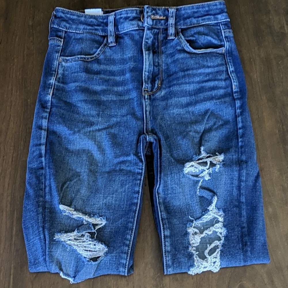 Distressed American Eagle Jeans